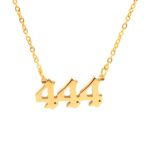 HUTINICE Angel Number Necklace, 18K Gold Plated, Dainty… HUTINICE Angel Number Necklace, 18K Gold Plated, Dainty…